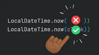 the right way test date & time in java