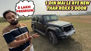 Dark Reality of New Mahindra Thar Roxx - Kitna Premium ? | Real Ownership Review Thar Roxx AT 4x2