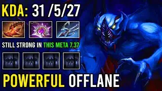 This Hero is Still Strong in Meta 7.37 | Powerful Offlane Carry NS Real Monster at The Night Dota 2