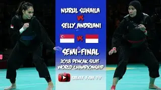 NURUL SUHAILA V SELLY ANDRIANI | SINGAPORE V INDONESIA | 2018 PENCAK SILAT WORLD CHAMPIONSHIPS