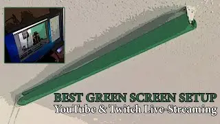 The Best Green Screen Setup for YouTube and Twitch Live-Streaming