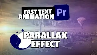 Create COOL Parallax Text in Premiere Pro! Easy & Fun Tutorial