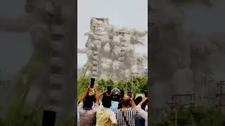 Noida Supertech Twin Towers Demolition Blast with Explosives Worth 20 Crore INR