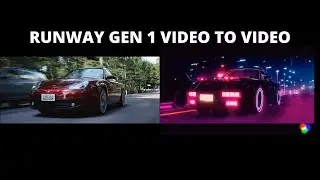 Runway Gen 1 Video to Video Test