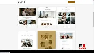 Alexis  Photography React JS Template minimal photo studio