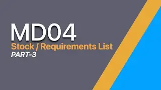 SAP MD04 - Stock/Requirements List (Part-3) | What is MD04 | SAP Demo