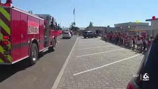 Arroyo Grande students say thank you to ‘grandparents club’ with car parade