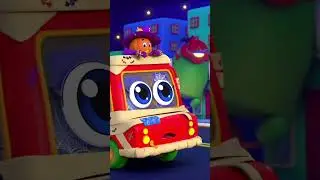 Halloween Wheels On The Bus #shorts #bus #halloween #cartoon #videos