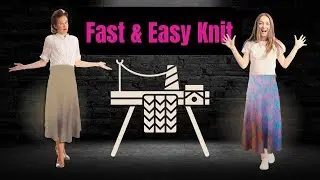 How to knit a A-line Flared Skirt | Automated Short Rows KE 100 | Machine Knitting