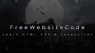 Spooky Hero Section Design Tutorial -Spookey Text -HTML -CSS