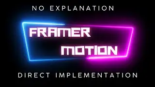 Hover | Framer Motion 1 | Next.js