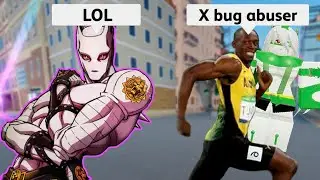 {YBA}  Cmoon Boxing Spent 12 minutes just Running and Calls me "Bug Abuser"😹🏃‍♂️