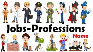 Jobs and Profession Names | Learn Occupations Name in English and Hindi With Pictures | English