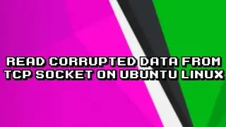 Recovering Corrupted TCP Socket Data on Ubuntu Linux