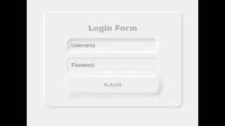 Login Form Keren Cantik Neumorphism | Pure CSS Tutorial | Html CSS Effect | Form Login Neumorphism