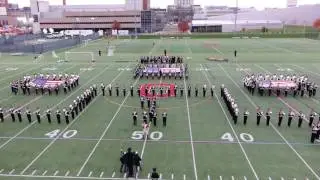 Olympic Spirit Halftime Show at Practice Ohio State Marching Band 11 26 2016 OSU vs MI