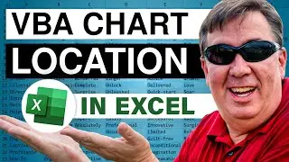 Excel - VBA Macro for Exact Chart Location and Size - Episode 1291