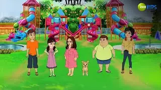 Magic Bhootu And Friends At The Park | Magic Bhootu | Super Power Kids Show | Zee Kids