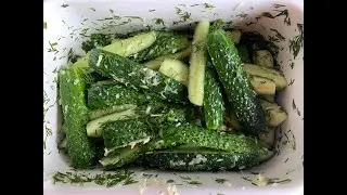 Вкусная закуска из огурцов/Delicious cucumber appetizer