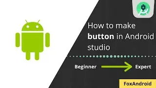 Creating a button - Android studio tutorial