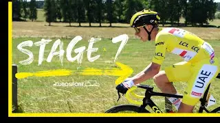 Tadej Pogacar vs Jonas Vingegaard on thrilling final! | 2022 Tour de France - Stage 7 Highlights