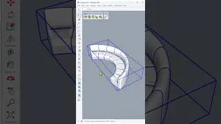 SketchUp Tutorial: The Fastest Way to Design a Curved Sofa Using the Bevel Plugin! #sketchup