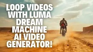 How to Loop Videos with Luma Dream Machine AI Video Generator!