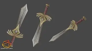 Procedural Sword from Substance Designer to Blender 3D