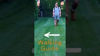 Walking guide for sprayer applications. Take advantage of your mower stripes! #lawncare #shorts