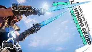 LIGHTNING SWORD THUNDERING EDGE Showcase Brutal Gameplay Assassin's Creed Valhalla Raging Storm Pack