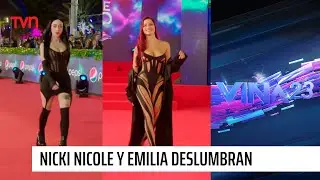 Nicki Nicole y Emilia deslumbran en la gala de Viña 2023 | Noche Cero