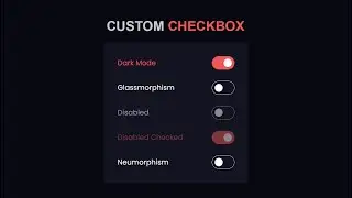 How To Create Custom Checkbox Using Html & Css