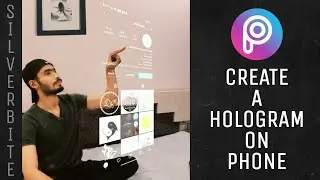 How to Create a HOLOGRAM on your Phone | Picsart Photo Editing Tutorial