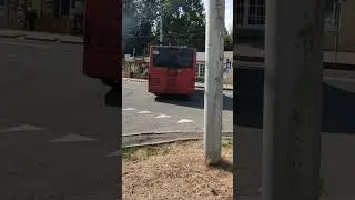 Троллейбус ЛАЗ Е183А1 маршрут 8 борт 1512, г Донецк