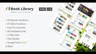 Book Store & Library - Online Book Store | Themeforest Website Templates and Themes