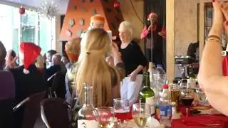 Roberto sings Christmas Party Sports Centre La Marina 2017