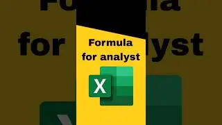 formula for analyst in excel excel formulas for analysts