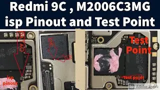 M2006C3MG Redmi 9c Xiaomi Mi isp pinout and test point