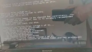 Repairing Windows File System using CHKDSK Command