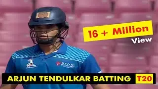 Arjun Tendulkar  Batting  |  T20 LEAGUE 2019