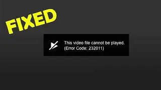 How to Fix Error Code 232011 With JW Player in Windows 10 |  EASY FIX in Chrome