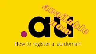 How to Register Your .au, the shortest domain name in Australia