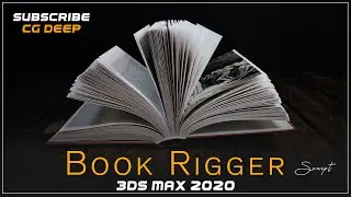 Page Flip Animation Script In 3ds Max 2020 | Book Rigger V 3.3 Script