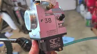 SmartCarb air boot mod as per their instructions - not a big deal to do - Yamaha YZ250 2-stroke