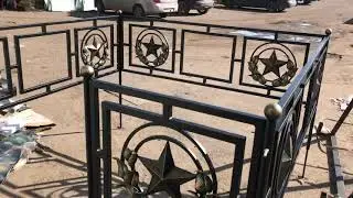 Могильная Ограда для военного!