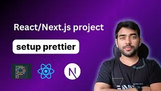 Setup prettier in React/Next.js project ✅