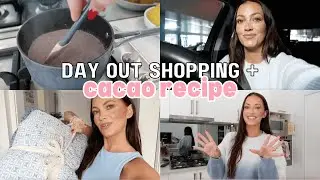 SHOPPING WITH THE KIDS & MAKING CACAO DRINK *AUSSIE MUM VLOGGER*