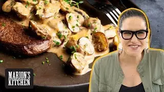 The CREAMIEST Miso Mushroom Sauce For Your Steak Dinner - Marion's Kitchen