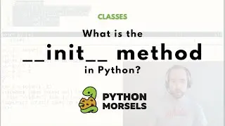 What is the __init__ method in Python?