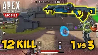 apex legends mobile gameplay new update | 1vs3 apex legends mobile😱